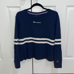 Dark blue large Champion shirt, worn a few times
